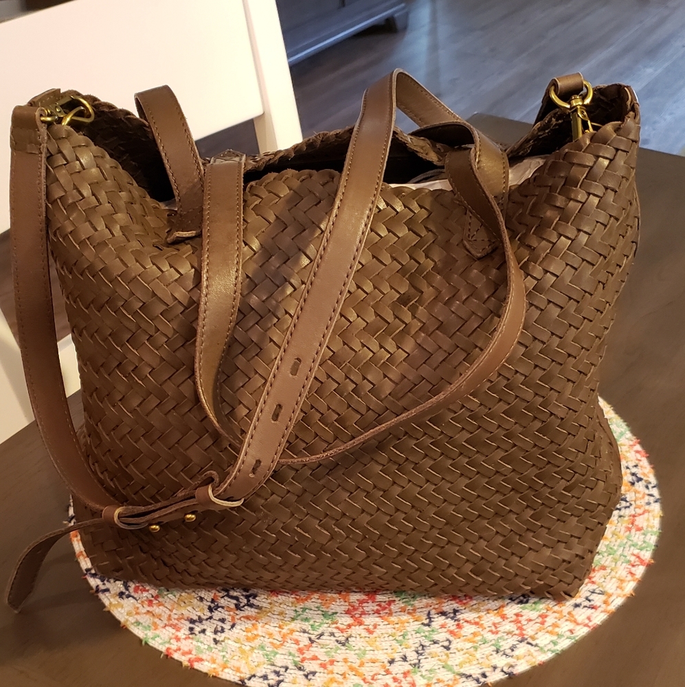 MADEWELL GREEN TOTE